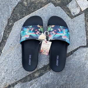 Johnny Was Dream Poolside slide sandals